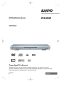 Sanyo DVD-DX501 - Owners Manual 
